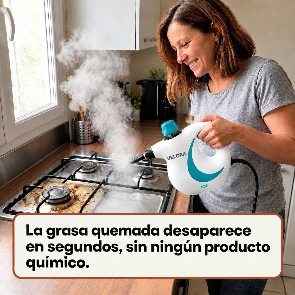 VaporClean | Limpiador a vapor eléctrico de alta presión | Multiusos sin productos químicos